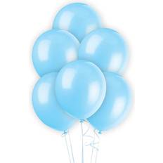 Latex Balloons Shatchi LIGHT BLUE, 10 12Inch Plain Balloons Helium Latex Decorative Party Balloons Blue