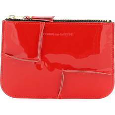 Red Wallets des Garcons Brieftasche Reißverschluss um Patentleder Brieftasche