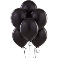 Halloween Balloons Shatchi Latex Balloons Black for all occasions pcs One Size