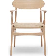 Carl Hansen & Søn CH26 White Oiled Oak Chaise de Cuisine 79.8cm