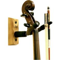 Naturale Supporti a Parete String Swing Wall Mount Violin Hanger Oak