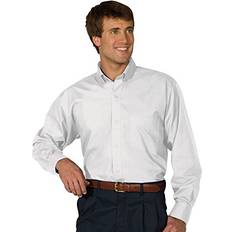 Edwards Men's Lightweight Long Sleeve Poplin Shirt White