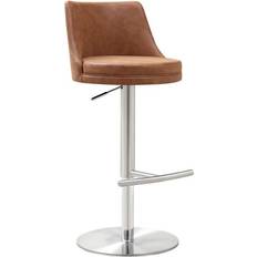 Luna stole Moreland Luna Brown/Chrome Barstol 105cm