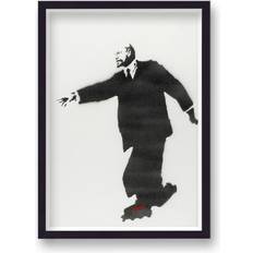 Marlow Home Co Lenin On Rollerblades Single Picture Prints Framed Art