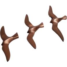 Bronze Wall Decor Highland Dunes 3 Piece Seagulls Metal Set Wall Decor