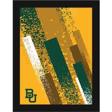 Square Framed Art Fan Creations Baylor Bears Team Color Print Framed Art