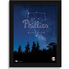 Square Framed Art Fan Creations Philadelphia Phillies 12" 16" In The Print Framed Art