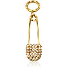 Unisex Brooches Burberry Bronze And Crystal Kilt Pin