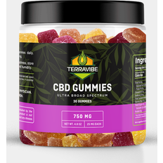 Gummies Supplements Terravibe CBD Gummies 750mg 30 pcs