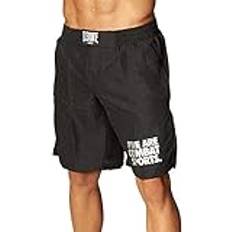 Leone 1947 Einfache MMA-Shorts, Unisex-Erwachsene, Schwarz, XXL, AB795