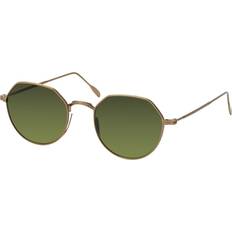 L.G.R Maputo 03 Round Sunglasses - Gold