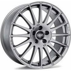 Car Rims OZ Racing Superturismo GT Alloy Wheels in Grey Black Lettering Set 4 18x7 ET25