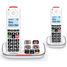 Xtra 2355 Amplified Big Button DECT Cordless Phone with Answering Machine Duo