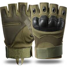 Hunting Dechoicelife a-Half Finger Green XL Tactical Military Hard Knuckle Gloves Army Airsoft Shooting Gloves Hunting Climbing Hiking Full&Half Finger Touch Screen Gloves