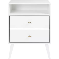 Prepac Milo White Bedside Table 40.6x57.2cm