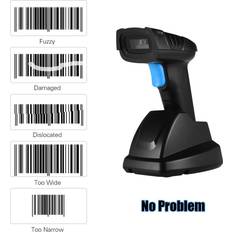 Tomtop Jms Aibecy Handheld 1D 2D QR Wireless Barcode Scanner Bar Code Reader with USB Cradle Receiver Charging