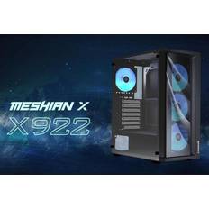 Computer Cases Raidmax Mid Tower Gaming Case with ARBG/RGB Light Fans, Tempered Glass Side 3.0, Compact Budget Case ARGB