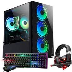 16 GB - VGA Desktop Computers HAJAAN Gaming PC Desktop Tower Quad GTX