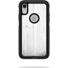 MightySkins OTCIPXR-White Wood for Otterbox Commuter iPhone XR Case White Wood