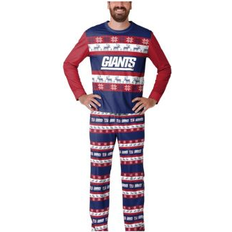 Blue - Men Pajamas Foco Men's Navy New York Giants Team Ugly Pajama Set