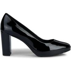 Geox Heels & Pumps Geox Læder Pleasure Pumps - Sort