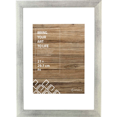Stilren Med Plexiglas Silver