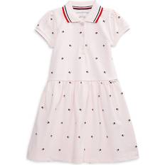 Tommy Hilfiger Girls Dresses Children's Clothing Tommy Hilfiger Girl's Pique Polo Logo-Print Short Sleeve Dress - Assorted