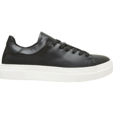 Selected Leather Sneaker M - Black