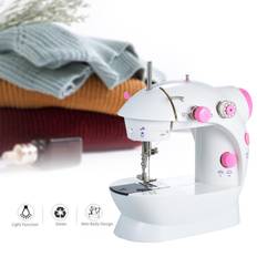 Symaskiner Tomtop Jms Mini Adjustable 2-Speed Double Thread Sewing Machine