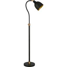 Bronze Floor Lamps Hudson & Canal Vincent Blackened Bronze Floor Lamp 58"