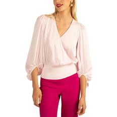 Elastane/Lycra/Spandex - Women Blouses Trina Turk Courageous Top - Polar Pink