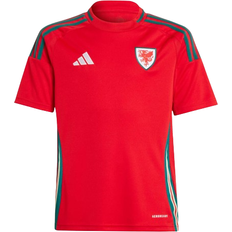 Poliestere Camicie Adidas Kid's Wales 24 Home Shirt - Home kit