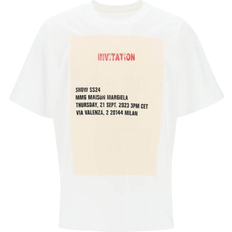 MM6 Maison Margiela Invitation Print T-shirt - White