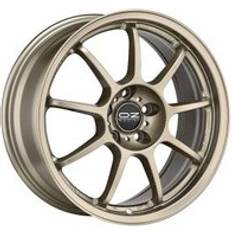 Car Rims OZ Racing Alleggerita HLT Alloy Wheels In White Gold Set 4 17x7 Inch ET37 4x100 PCD, Gold