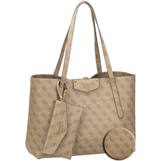 Buckle Totes & Shopping Bags Guess Eco Brenton 4g Logo Shopper Bag - Beige