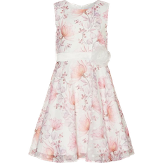 Happy Girls Girl's Branches & Berries Sleevless Dress - Rose/Light Purple/White