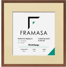Square Photo Frames Photo Frames Walnut Pic 25x25CM Thin Photo Frame