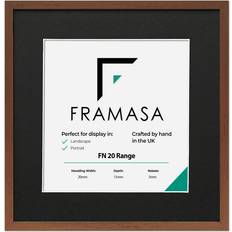 Square Photo Frames Photo Frames Walnut Pic 25x25CM Thin Photo Frame