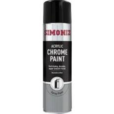 Simoniz Acrylic Spray Chrome, Gloss Silver
