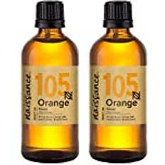 Massage- & Relaxation Products Naissance Söt apelsineterisk olja nr 105 – 200 ml 2 x 100 ml – ren, naturlig, kallpressad, grymhetsfri, vegansk och outspädd – använd i aromaterapi och diffusorer