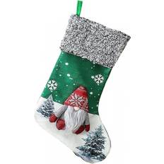 Hanging Stockings HKHBJS Hanging Christmas 3D Plush Swedish Gnome Christmas Christmas Christmas Decora Stocking