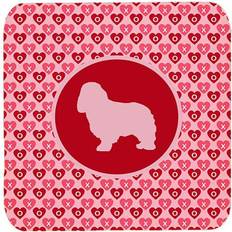 Coasters on sale CoolCookware Spaniel Valentine Hearts Foam Coaster