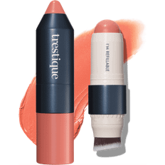 Cosmetics Trestique Blush Stick + Brush Bora Bora Coral