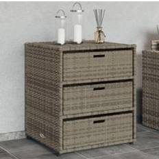 Synthetic Rattan Deck Boxes Berkfield Home Garden Storage Cabinet
