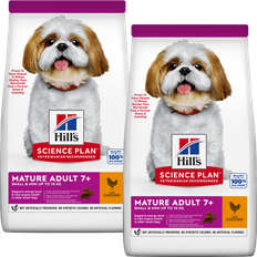 Hills Science Plan Small & Miniature Senior, Mature Adult 7+, Huhn 2x3