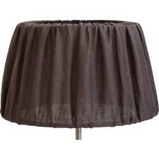 Belysning Hallbergs Sabina Plisserad Ø25cm Choklad Lampskärm