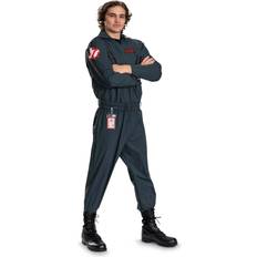 Ghostbusters Costumes Disguise Ghostbusters: Frozen Empire Engineering Classic Costume for Adults, Black Jumpsuit