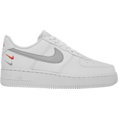 Skor nike air force 1 red Nike Air Force 1 '07 M - White/Picante Red/Wolf Grey