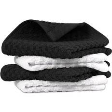 Black Dishcloths Infinitee Xclusives Infinitee Xclusives Premium Dishcloth Black