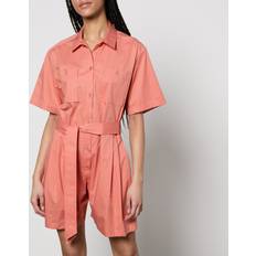 Mujer - Naranja Monos Paul Smith Womens Orange Button-Up Jumpsuit